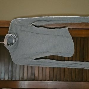 We The Free Gray Turtleneck Top